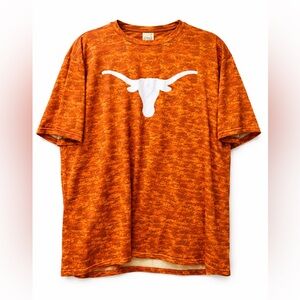 Orange Graphic T-Shirt with Longhorn Logo